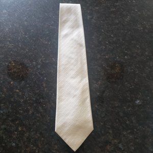 Hugo Boss Silk Solid Diagonal Stripe Tie - Champagne Gold